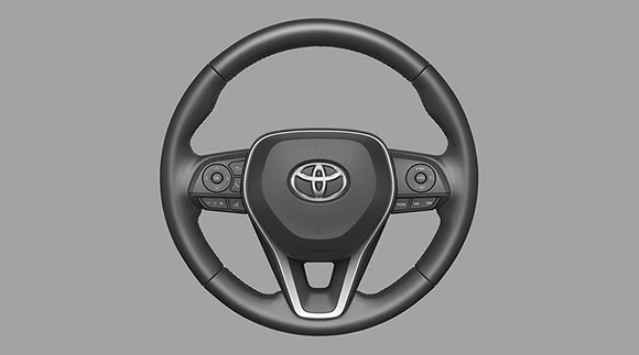 Tay lái 3 chấu bọc da sang trọng